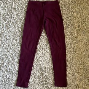 Plum Leggings.  Size 12.  Justice Brand.